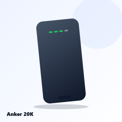 Anker 325 PowerCore 20K Power Bank (15W) illustration