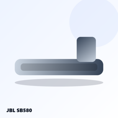 JBL Cinema SB580 3.1ch Soundbar illustration